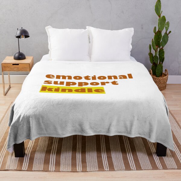 Item preview, Copy of emotional support kindle - brown and yellow sticker designed and sold by CHIRONDesignerwannabe.