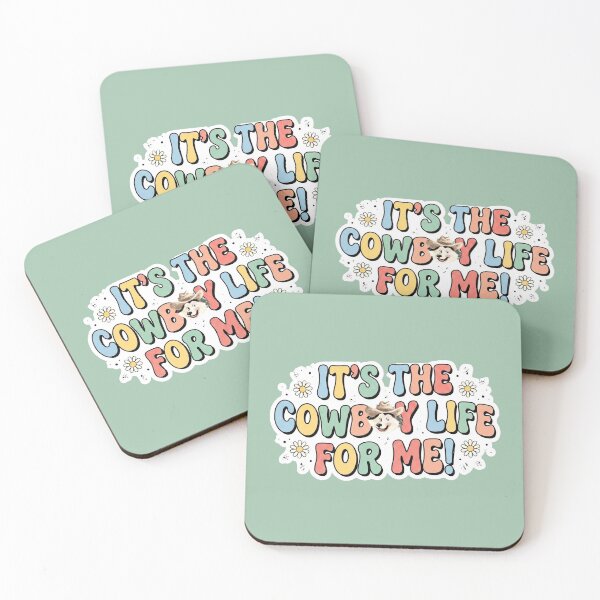 Item preview, It's The Cowboy Life For Me Retro Daisy Sticker designed and sold by Art by Marilynn Methven.