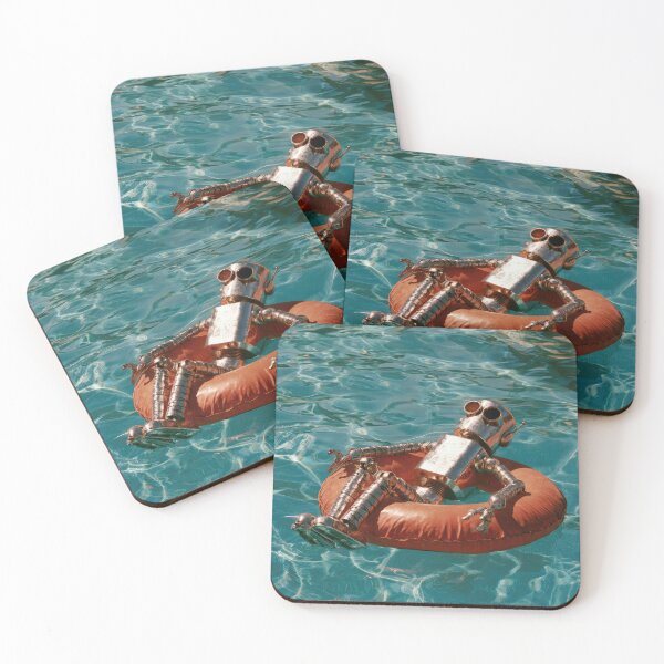Item preview, Robot on Pool Float designed and sold by Elisabeth Lucas.