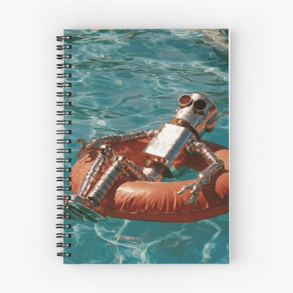 Item preview, Robot on Pool Float designed and sold by Elisabeth Lucas.