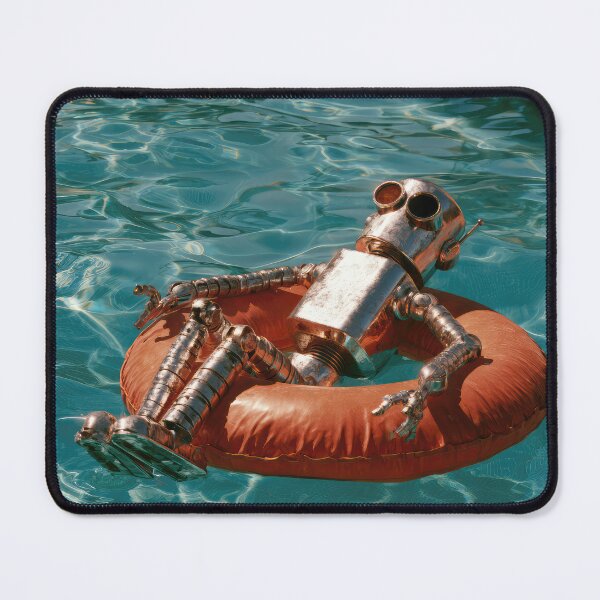 Item preview, Robot on Pool Float designed and sold by Elisabeth Lucas.