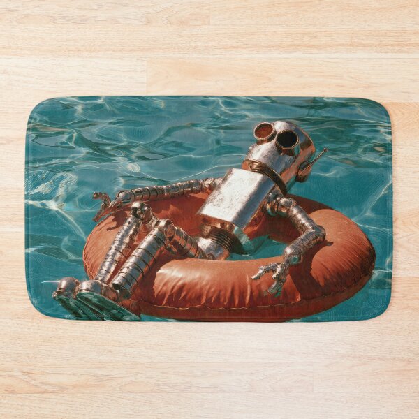 Item preview, Robot on Pool Float designed and sold by Elisabeth Lucas.