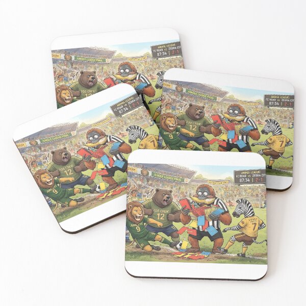 Item preview, Funny Soccer Referee Meme Cartoon Animal Football Art designed and sold by AfresStudio.