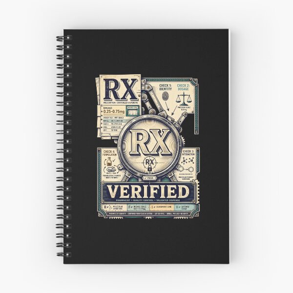 Item preview, Rx Verified Pharmacist Design, Pharmacist Gift, Pharmacy Humor, Pharmacist Life, Pharmacy Student, Prescription Humor, Rx Design, Pharmaceutical Gift, Pharmacy Tech designed and sold by Typologystudios.