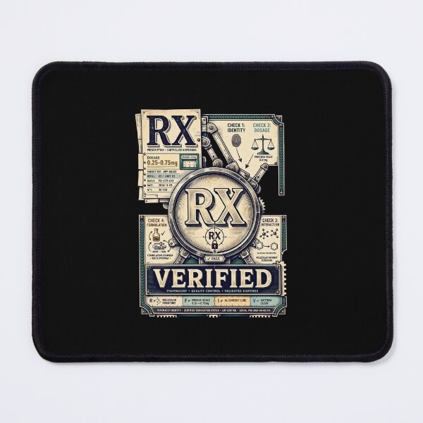 Item preview, Rx Verified Pharmacist Design, Pharmacist Gift, Pharmacy Humor, Pharmacist Life, Pharmacy Student, Prescription Humor, Rx Design, Pharmaceutical Gift, Pharmacy Tech designed and sold by Typologystudios.