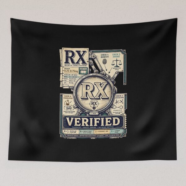 Item preview, Rx Verified Pharmacist Design, Pharmacist Gift, Pharmacy Humor, Pharmacist Life, Pharmacy Student, Prescription Humor, Rx Design, Pharmaceutical Gift, Pharmacy Tech designed and sold by Typologystudios.