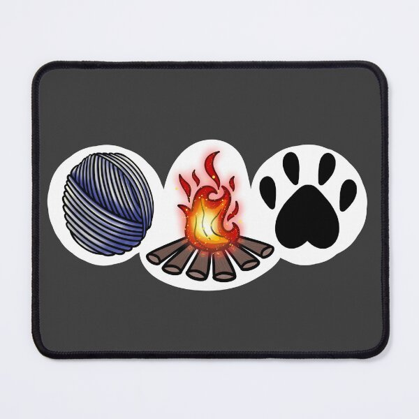 Item preview, Dogs, Yarn, Bonfire designed and sold by ShaeRaindrop.