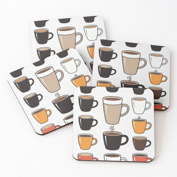 Item preview, Coffee Cup Character Bold Outline Minimal – Coffee lover gift designed and sold by michallechowicz.