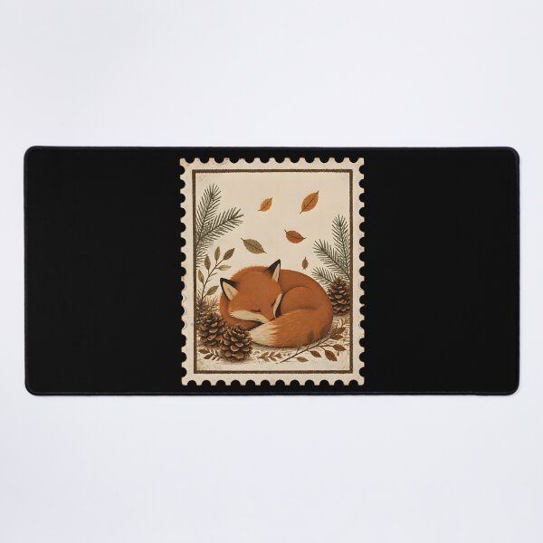 Item preview, Autumn Fox Fall Leaves Cute Animal Vintage Art. designed and sold by LeSoniPapaPrint.