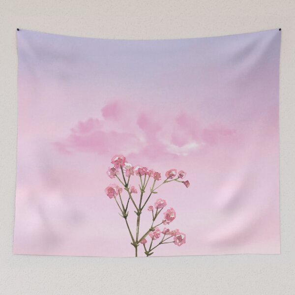 Item preview, Pink sky wildflower designed and sold by Zestypickles.