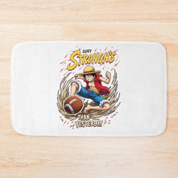 Item preview, Luffy Stronger Than Yesterday Anime Football Power designed and sold by FreakToons.