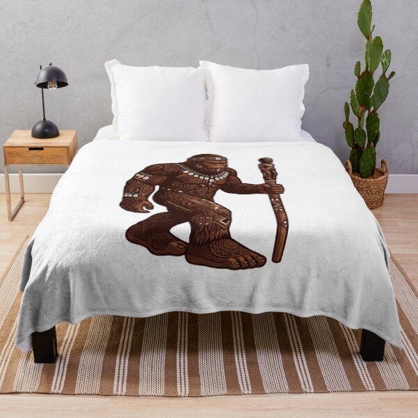 Item preview, African Tribal Bigfoot - Sasquatch Art Tattoo Design designed and sold by Spank My Yeti.