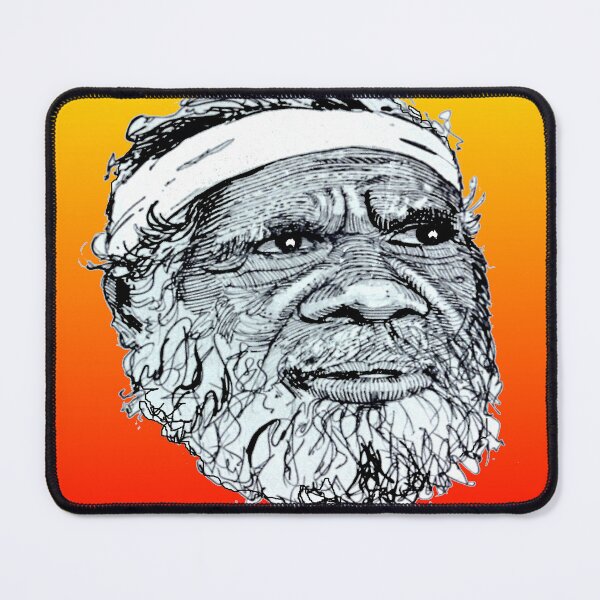 Item preview, Indigenous Australian Elder Portrait Art  designed and sold by Al Benge - NZ & Australian Art.