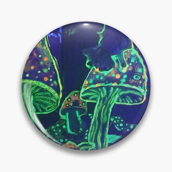 Item preview, Ultra violet mushroom forest  designed and sold by PEACELOVERSART.