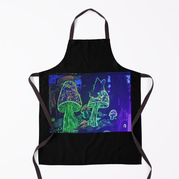 Item preview, Ultra violet mushroom forest designed and sold by PEACELOVERSART.