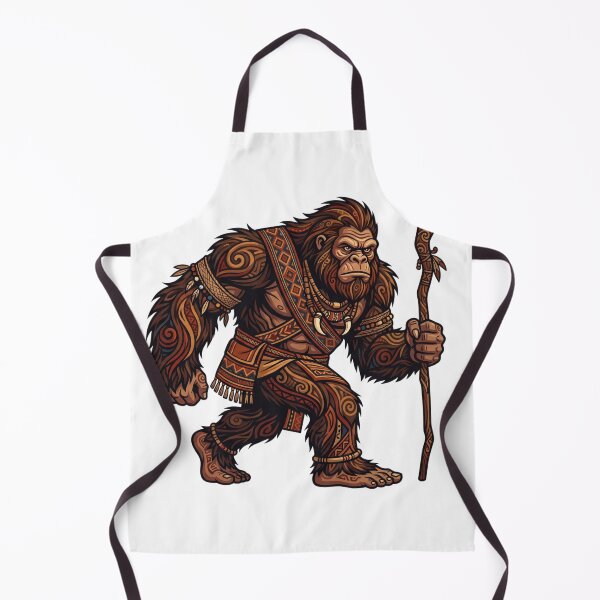 Item preview, Filipino Tribal Bigfoot - Philippine Sasquatch Art Tattoo Design designed and sold by Spank My Yeti.