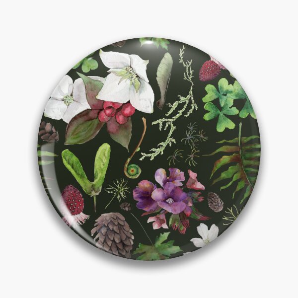 Item preview, Olympic National Park Rainforest Botanicals designed and sold by Jessica Heath.
