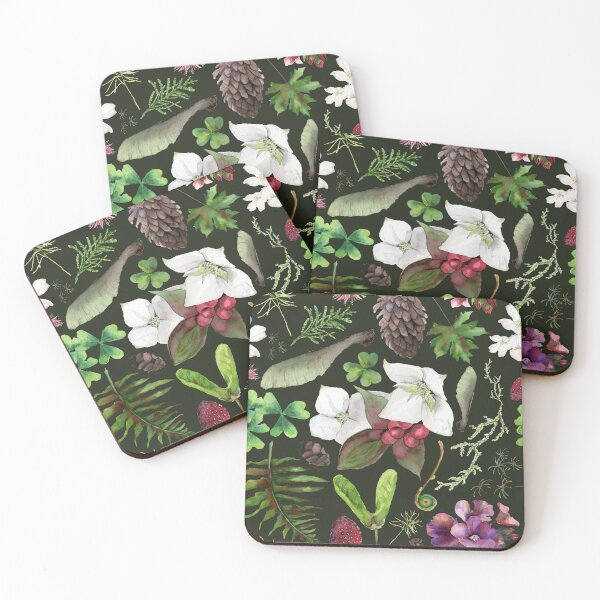 Item preview, Olympic National Park Rainforest Botanicals designed and sold by Jessica Heath.