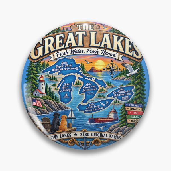 Item preview, The Great Lakes 2026 designed and sold by Staze2023.