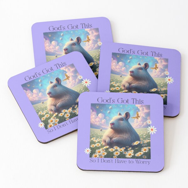 Item preview, God’s Got This So I Don’t Have to Worry – Trust God Capybara designed and sold by Sachie's Studio.