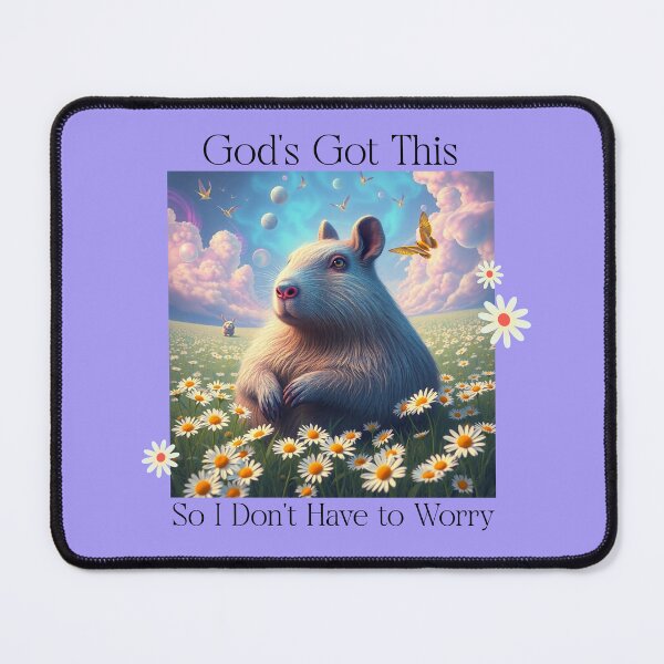 Item preview, God’s Got This So I Don’t Have to Worry – Trust God Capybara designed and sold by Sachie's Studio.