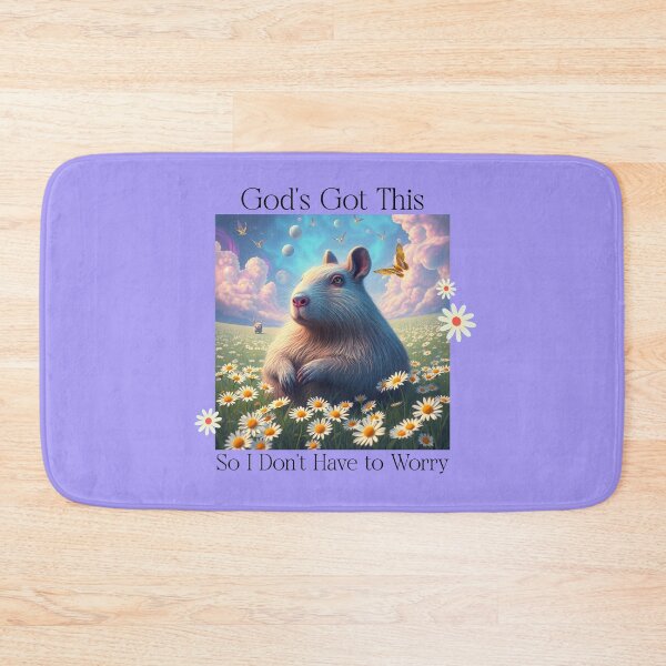 Item preview, God’s Got This So I Don’t Have to Worry – Trust God Capybara designed and sold by Sachie's Studio.