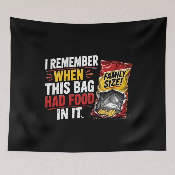 Item preview, I REMEMBER WHEN THIS BAG HAD FOOD IN IT. designed and sold by signshirtz.