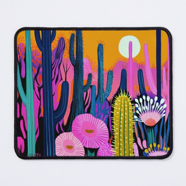 Item preview, Colorful Cactus Storybook Art In Vibrant Fantasy Colors designed and sold by DEC02.