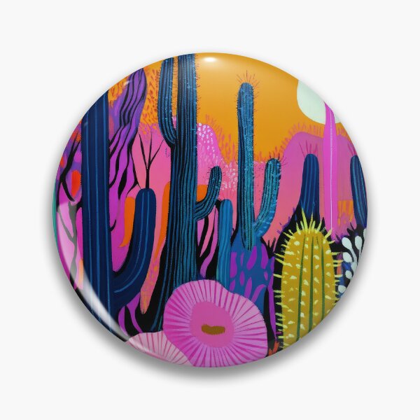 Item preview, Colorful Cactus Storybook Art In Vibrant Fantasy Colors designed and sold by DEC02.