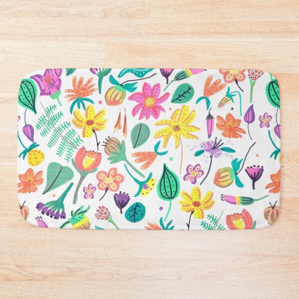 Item preview, Colorful Summer Botanical Floral Pattern designed and sold by ElizabethCoelho.