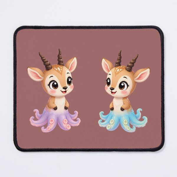 Item preview, Cute Antelope Octopus Hybrid - Kawaii Sea Gazelle designed and sold by Mementoo.