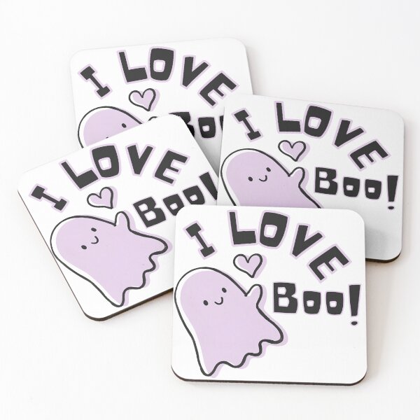 Item preview, I Love Boo! Cute Halloween Ghost | Spooky Halloween Design designed and sold by 22k Lab Studio.