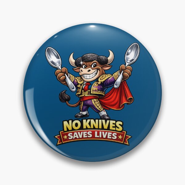 Item preview, No knives saves lives designed and sold by BigfeetLittlepaws.