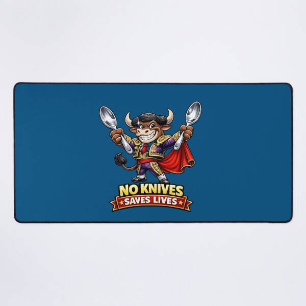 Item preview, No knives saves lives designed and sold by BigfeetLittlepaws.