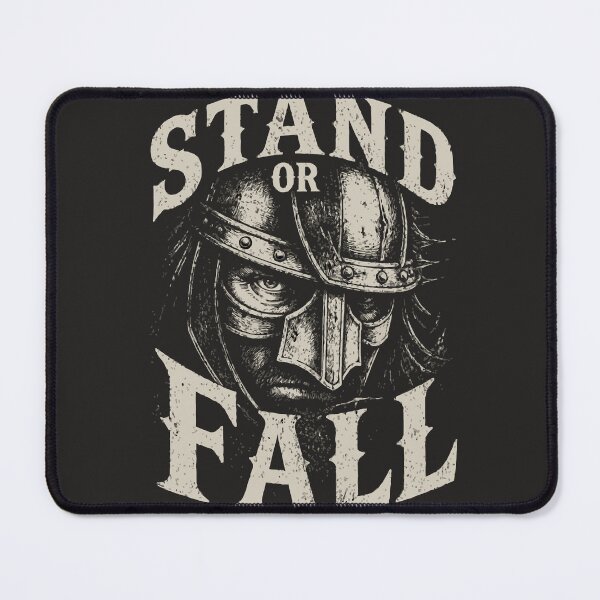 Item preview, Stand Or Fall Viking Warrior Design designed and sold by Orivane Shop.