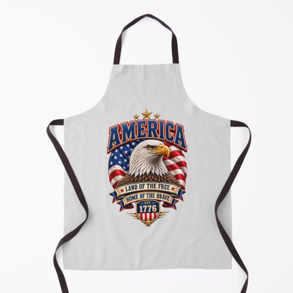 Item preview, America Land of the Free – Patriotic Eagle 1776 designed and sold by HO•Designs.