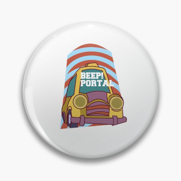 Item preview, Beep Portal Retro Taxi Surreal Car Transport designed and sold by KaelenStudio.