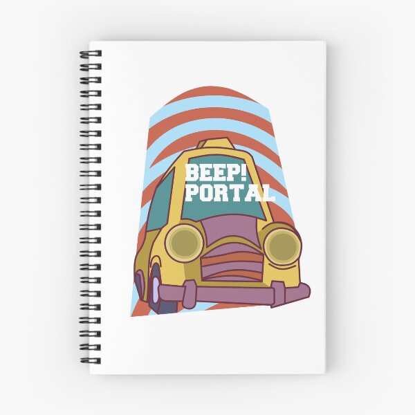 Item preview, Beep Portal Retro Taxi Surreal Car Transport designed and sold by KaelenStudio.