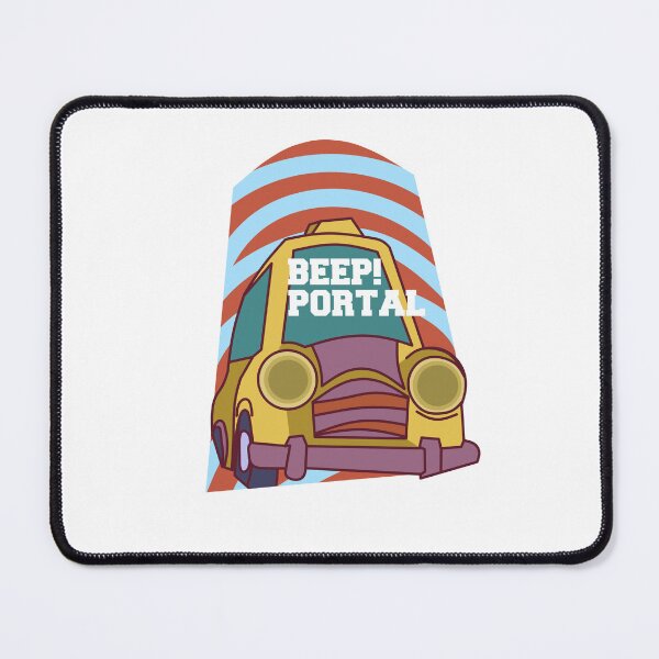 Item preview, Beep Portal Retro Taxi Surreal Car Transport designed and sold by KaelenStudio.