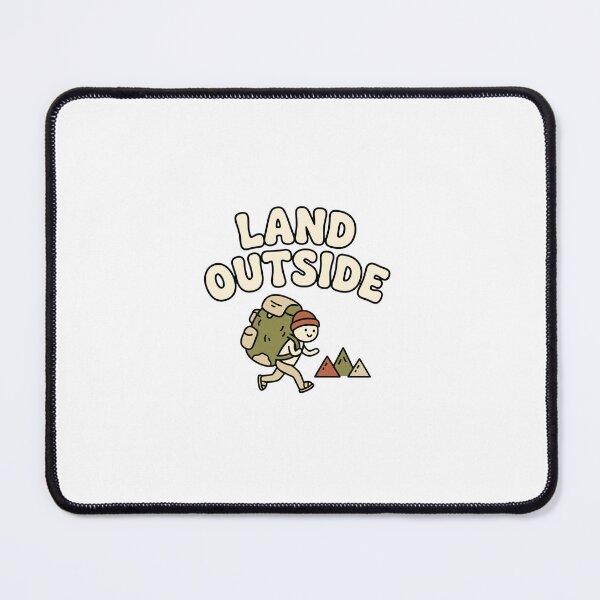Item preview, Land Outside Funny Hiker Shirt - Cute Adventure Character Outdoor designed and sold by ismai6.