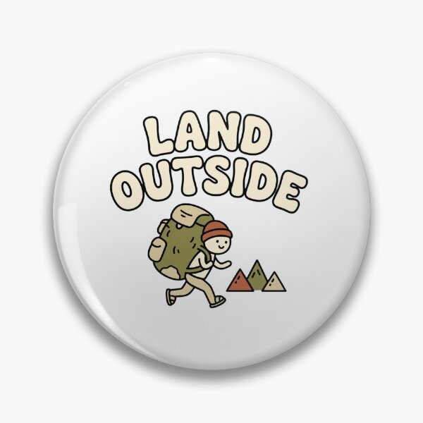 Item preview, Land Outside Funny Hiker Shirt - Cute Adventure Character Outdoor designed and sold by ismai6.