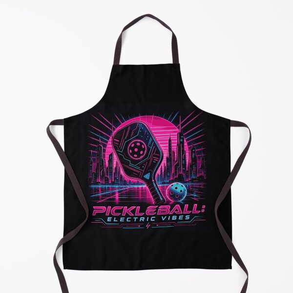 Item preview, Pickleball Electric Vibes - Cyberpunk Paddle Art - Womens Synthwave Sports Gift designed and sold by BelievingCreates.