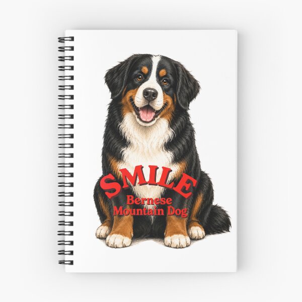 Item preview, SMILE Bernese Mountain Dog – Happy Dog designed and sold by R&A HANDMADE.