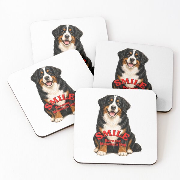 Item preview, SMILE Bernese Mountain Dog – Happy Dog designed and sold by R&A HANDMADE.