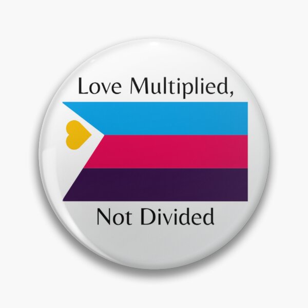 Item preview, Love Multiplied, Not Divided Polyamory Flag designed and sold by SpicyThingsBoutique.