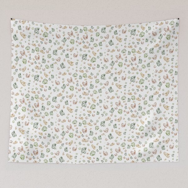 Item preview, Colorful Moths- Leaves designed and sold by WhaleAndAphid.