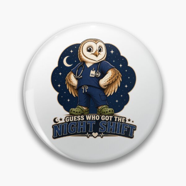 Item preview, Guess who got the night shift designed and sold by BigfeetLittlepaws.