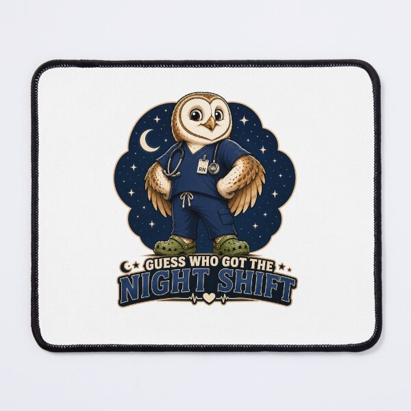 Item preview, Guess who got the night shift designed and sold by BigfeetLittlepaws.