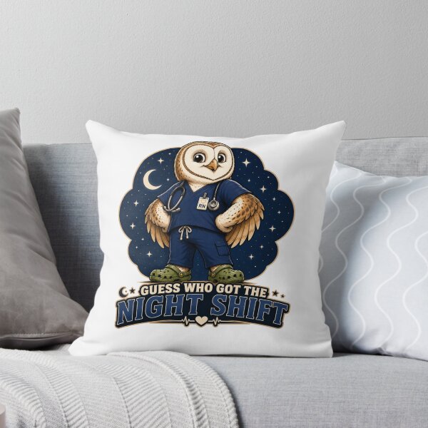 Item preview, Guess who got the night shift designed and sold by BigfeetLittlepaws.