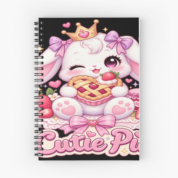 Item preview, Cute Bunny Cutie Pie – Kawaii Strawberry Pie Sweetheart designed and sold by Moonlight Studio.